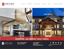 Tablet Screenshot of meyerdesigninc.com